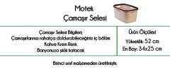 Motek Çamaşır Selesi çamaşır taşıma selesi 3 Renk Seçeneği