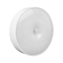 USB Şarjlı PIR Hareket Sensörlü Kızıl ötesi Gece Lambası Magnet Mıknatıslı 6000K-Beyaz-2Adet-7218