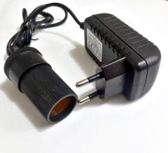 Yatak Pompa Adaptörü Çakmak Adaptörü Araç Çakmaklık Çevirici Ev Tipi 30W/2,5/12V