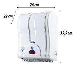 Palex Sensörlü fotoselli Otomatik Kağıt Havlu Makinesi 21cm FÜME