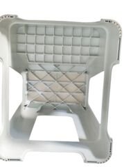 Çelik Ayna Zilkale Büyük Boy Çift Katlı Basamak Çok Amaçlı Dayanıklı Tabure Beyaz+Açık Kahve -254