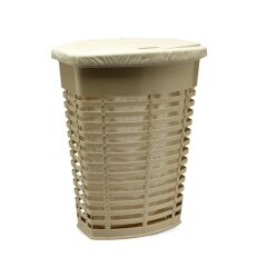 Primanova Palm Kirli Çamaşır Sepeti 50 Litre 3 Renk bej