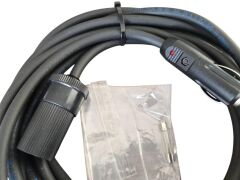 Araç Çakmak Uzatma Kablosu 12-24 Volt 16 Amper 2 X1,5 mm TTR Bakır 10 Metre-Siyah