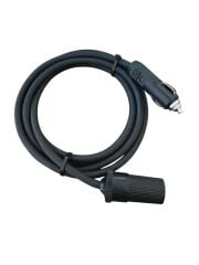 Araç Çakmaklık Uzatma Kablosu 12-24 Volt 16 Amper 2 X1,5mm TTR Bakır 2 Mt-Siyah