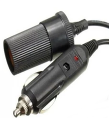 Araç Çakmaklık Uzatma Kablosu 12-24 Volt 16 Amper 2 X1,5mm TTR Bakır 2 Mt-Siyah