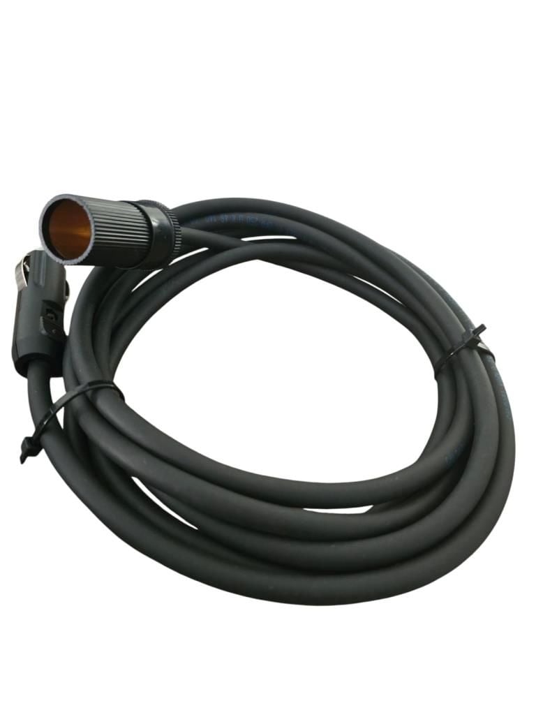 Araç Çakmak Uzatma Kablosu 12-24 Volt 16 Amper 2 X1,5mm TTR Bakır 3 Mt-Siyah