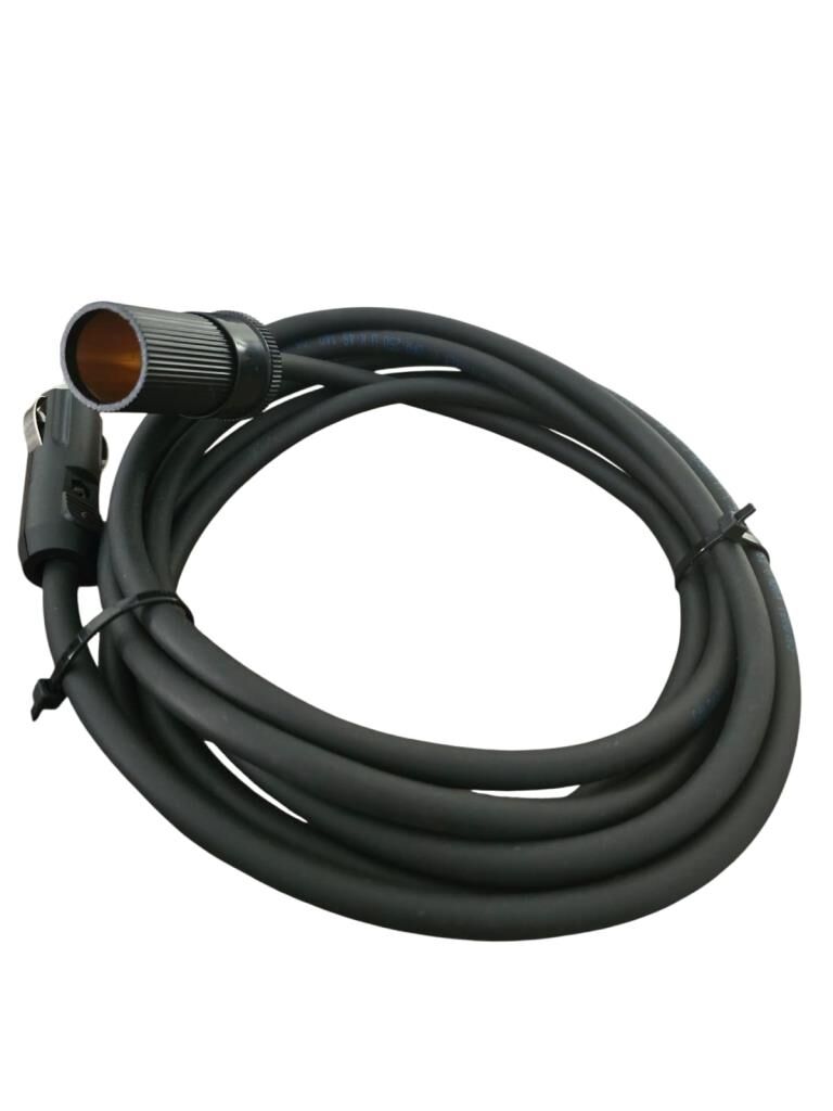Araç Çakmak Uzatma Kablosu 12-24 Volt 16 Amper 2 X1,5mm TTR Bakır 3 Mt-Siyah