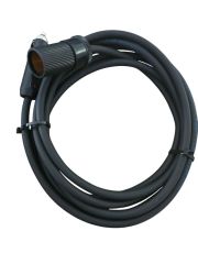 Araç Çakmak Uzatma Kablosu 12-24 Volt 16 Amper 2 X1,5mm TTR Bakır 3 Mt-Siyah