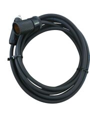 Araç Çakmak Uzatma Kablosu 12-24 Volt 16 Amper 2 X1,5mm TTR Bakır 3 Mt-Siyah
