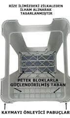 Çelik Ayna Zilkale Büyük Boy Çift Katlı Basamak Çok Amaçlı Dayanıklı Tabure Beyaz+ Pembe-254