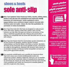 Ayakkabı Kaydırmaz Bant Kaymayı Önler Suya Dayanıklıdır Şeffaf 4 Ad