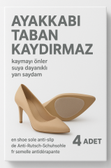 Ayakkabı Kaydırmaz Bant Kaymayı Önler Suya Dayanıklıdır Şeffaf 4 Ad