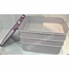 Moonstar Modüler Taşıma Kabı Piknik sepeti Çokamaçlı 28LT KAPAK MÜRDÜM GÖVDE KREM