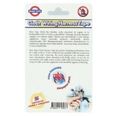 Geseus Boss Çokamaçlı  Siyah Tüylü Bez Bant İzalasyon Bandı 18mmx9mt