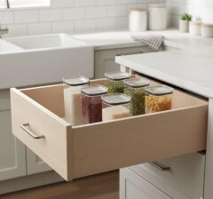 Geseus Uzun Kare Hava Geçirmez Erzak Saklama Kabı 6 Adet 3100 ML