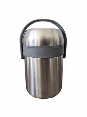 Geseus Çelik Yemek Termosu Sefer Tası 3 Bölmeli İç Dış Çelik