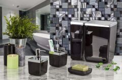 Primanova Toskana 5 Parça Banyo Seti 5 Renk Seçeneği siyah