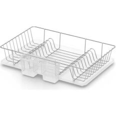 Geseus Home Tek Katlı Tabaklık Bulaşıklık Krom KB003K