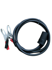 Aküden Bağlantılı Araç Çakmaklık Uzatma Kablosu Akü Maşalı 12-24 V/16A 2 X1,5mm TTR Bakır 2Mt-Siyah