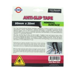 Geseus Boss  Siyah Merdiven Kaydırmaz 50mmx25mt Bant