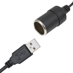 USB 5 Volt To 12 Volt Max 1 Amper Çakmak Fiş Çevirici USB PD Portundan Gelen Gücü 12V Araç Çakmak Soketine Dönüştürür