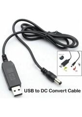 USB 5 Volt To 12 Volt Max 1 Amper USB PD Portundan Gelen Gücü 12V  5.5-2.5 Jak Fişe Dönüştürür 1 Metre