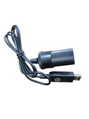 USB 5 Volt To 12 Volt Max 1 Amper Çakmak Fiş Çevirici USB PD Portundan Gelen Gücü 12V Araç Çakmak Soketine Dönüştürür 1 Metre