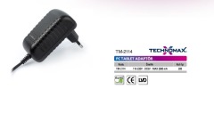 Technomax 12 volt 2 Amper Çokamaçlı Adaptör Güçkaynağı-TM2103
