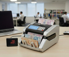 Para Sayma Makinası Para Test Cihazı TL Karışık Sayma Türkçe Sesli Konuşma Özelliği