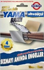 İzalasyon Bandı Yama Bandı Su Geçirmez Çamur Bant Alüminyum destekl-1 Paket