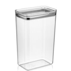 Vakumlu Hava Almaz Saklama Kabı Seti Erzak Kabı Dikdörtgen 12Adet 3100ML