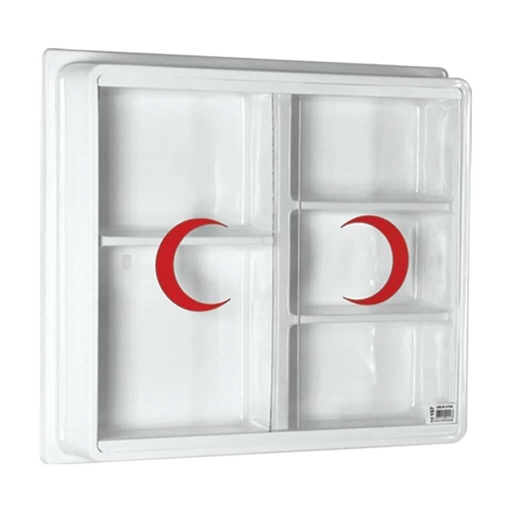 Büyük Plastik Ecza Dolabı 50cm x 47cm x11cm 157-TRNT