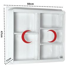 Büyük Plastik Ecza Dolabı 50cm x 47cm x11cm 157-TRNT