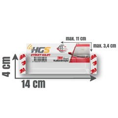 HGS Etiket Kılıfı Etiket Kabı Pvc 3M Yapıştırıcılı 2022 Etiket Uyumlu 1Adet