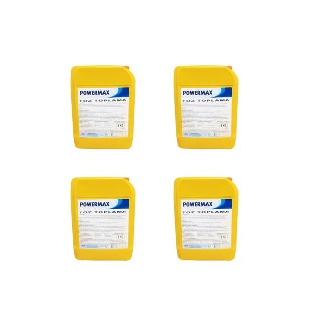 Powermax Statik Toz Toplama Maddesi Toz Toplama Deterjanı 4x5 KG1 Koli