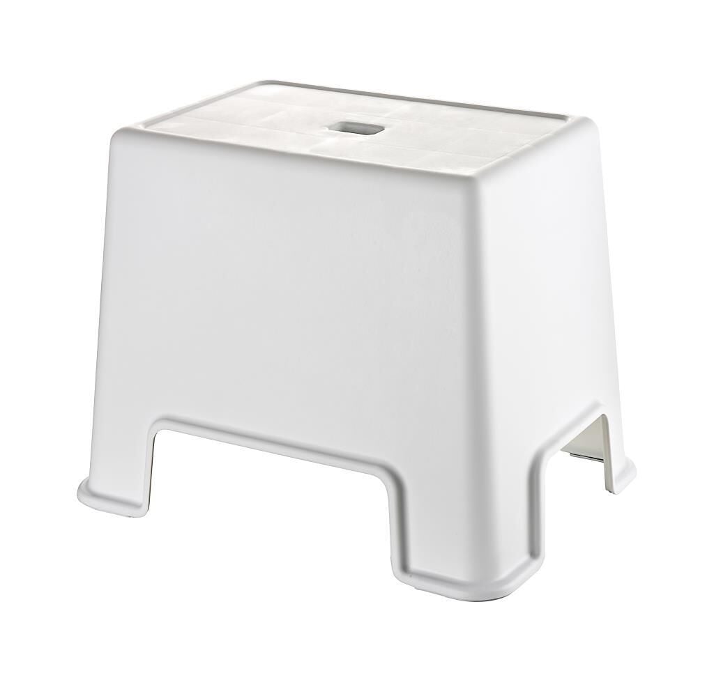 Çelik Ayna Banyo Taburesi Çok Amaçlı Dayanıklı Tabure-128 beyaz