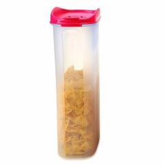 Moonstar Bakliyat Ve Kuru Gıda Saklama Kabı 3 Litre - MAS-101 Long beyaz
