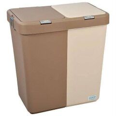 Çamaşır Sepeti Motek Çift Gözlü Kirli Çamaşır Sepeti 80 Litre