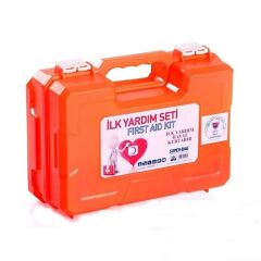 İlk Yardım Çantası Araç Ev İlk Yardım Seti Taşınabilir Ecza Dolabı  İçi Dolu