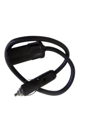 Araç Çakmaklık Uzatma Kablosu 12-24 Volt 16 Amper 2 X1,5mm TTR Bakır 50 cm-Siyah