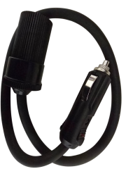 Araç Çakmaklık Uzatma Kablosu 12-24 Volt 16 Amper 2 X1,5mm TTR Bakır 50 cm-Siyah