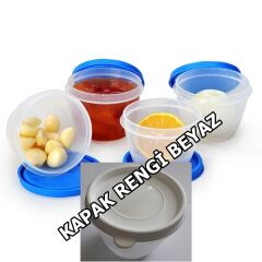 Moonstar Mıcro Gıda Saklama Kabı 4x175 ML MIC-410 beyaz