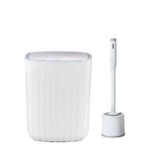 Sensörlü Otomatik 12 Lt Plastik Çöp Kovası Çöp Torba Aparatlı+Deterjan Hazneli Silikon Klozet Fırçası-OKY