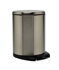 Primanova Cigo Pedallı Paslanmaz Çelik Çöp Kovası 6 Litre