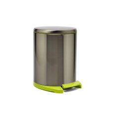 Primanova Cigo Pedallı Paslanmaz Çelik Çöp Kovası 6 Litre