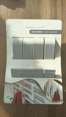 Home Havlupan Askılık 4'lü Bornoz Askılığı Çamaşır Havlupan Askı Aparatı-AY-57 gri