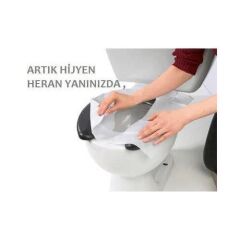 Palex Klozet Kapak Örtüsü Dispenseri Şeffaf Mavi