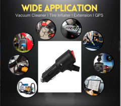 Araç Çakmaklık Uzatma Kablosu 12-24V On/Of Anahtarlı 16A Yüksek Güç Çeken Cihazlara Özel 2 X1,5mm TTR Bakır 10Mt