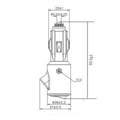 Araç Çakmaklık Uzatma Kablosu 12-24V On/Of Anahtarlı 16A Yüksek Güç Çeken Cihazlara Özel 2 X1,5mm TTR Bakır10Mt