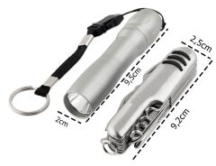 Geseus hediyelik lüx multi Çakı ve fener seti kamp ve dağcı seti GA-1705